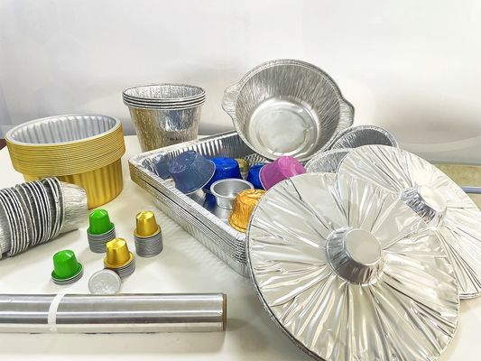 Контейнер из одноразовой алюминиевой фольги для транспортировки продуктов питания