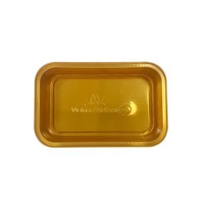 Трей из прямоугольной алюминиевой фольги для упаковки пищевых продуктов