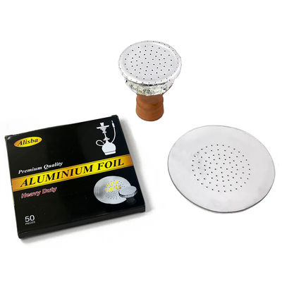 Кальяновый кусок 120 мм серебряной алюминиевой фольги с индивидуальным логотипом и дизайном