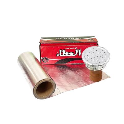 Принято 8011 Shisha алюминиевая фольга с отверстием и режущей линией