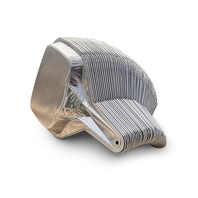 Специализированные большие размеры жареной курицы Алюминиевая фольга Подносы Процесс Тип целлюлозной формы