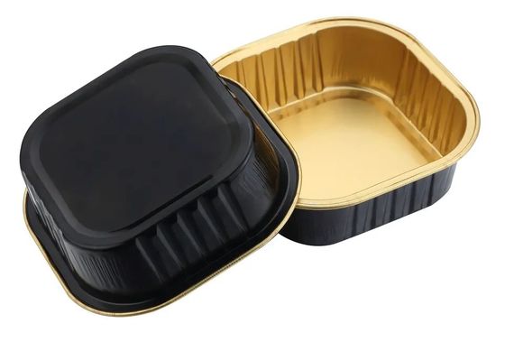 Одноразовая пекарня из прямоугольной алюминиевой фольги для быстрого питания и выпечки хлеба