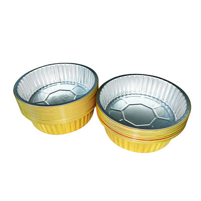 Контейнеры из золотой алюминиевой фольги идеально подходят для доставки продуктов питания