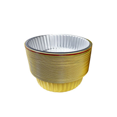 Контейнеры из золотой алюминиевой фольги идеально подходят для доставки продуктов питания