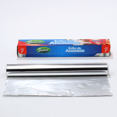 Личный логотип Серебряный 8011 Домашний алюминиевый фольга для упаковки и приготовления пищи