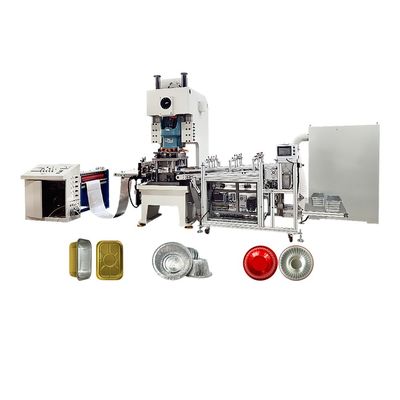 Автоматическая Алюминиевая фольга Контейнер Punch Press Machine с Max.Material шириной 750 мм OEM
