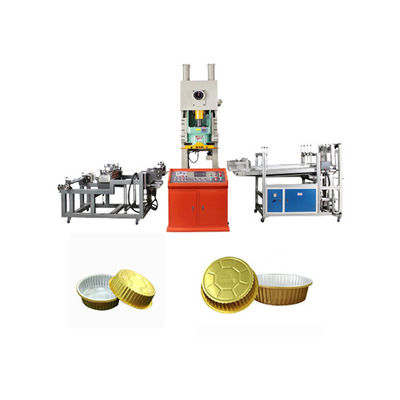 Автоматическая Алюминиевая фольга Контейнер Punch Press Machine с Max.Material шириной 750 мм OEM